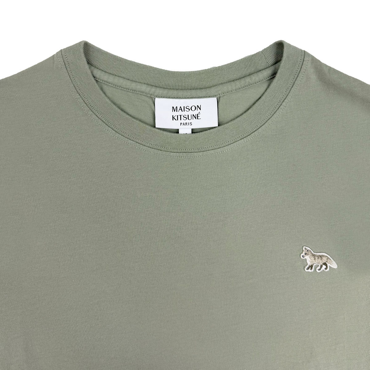MAISON KITSUNE]BABY FOX PATH COMFORT TEE-SHIRT/GREEN