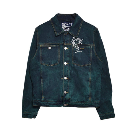 ジャケット・アウター PACCBET/RASSVET 25 L WASH DENIM RASSVET]LINED DENIM JACKET/GREEN(PACC15J001) – R&Co.