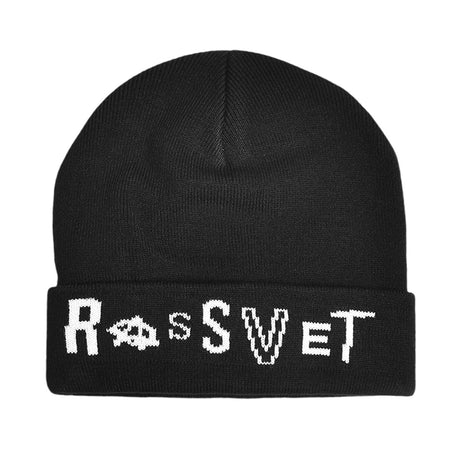 [RASSVET]LOGO BEANIE/BLACK(PACC15K025)