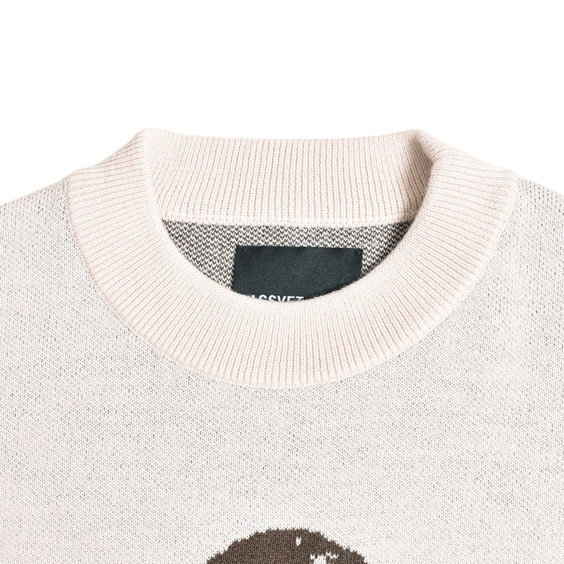 [RASSVET]MERRY JACQUARD SWEATER/BEIGE(PACC15N001)