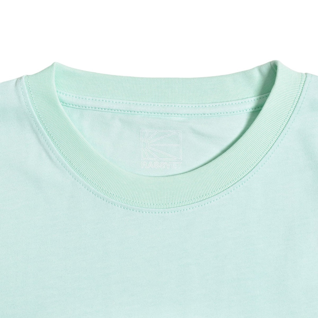 [RASSVET]LOGO GATE TEE SHIRT/MINT(PACC15T002)