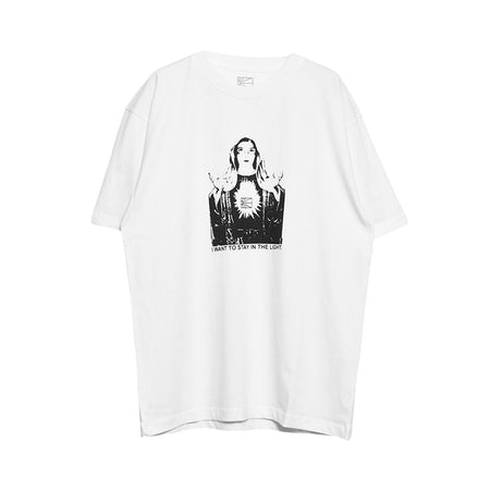[RASSVET]MERRY TEE SHIRT/WHITE(PACC15T004)