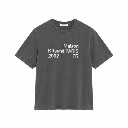 [MAISON KITSUNE] 2002 フェード コンフォート Tシャツ (PM00124KJ7036)
