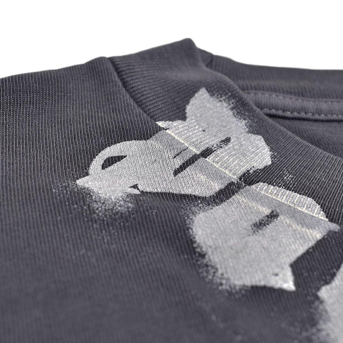 [Palm Angels]NECK LOGO REG TEE/D.GRAY(PMAF25-013)