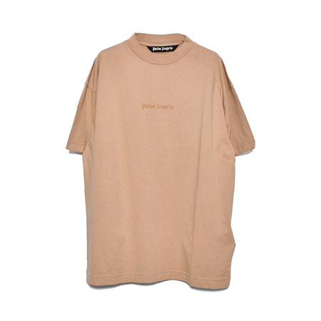 [Palm Angels]GD REVERSE LOGO TEE/BEIGE(PMAS23-039)