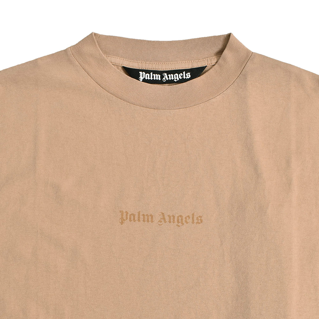 [Palm Angels]GD REVERSE LOGO TEE/BEIGE(PMAS23-039)