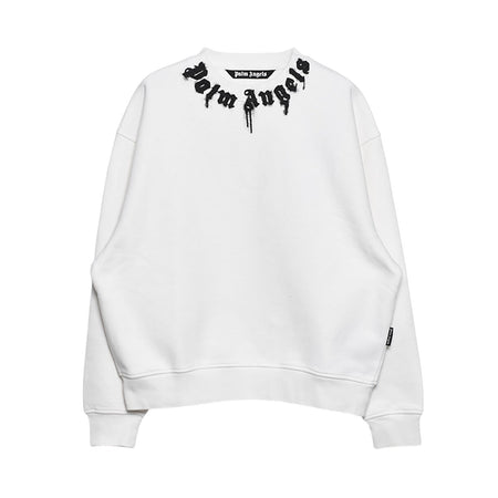 [Palm Angels]NECK LOGO REG CREW/OFFWHITE(PMBF25-046)