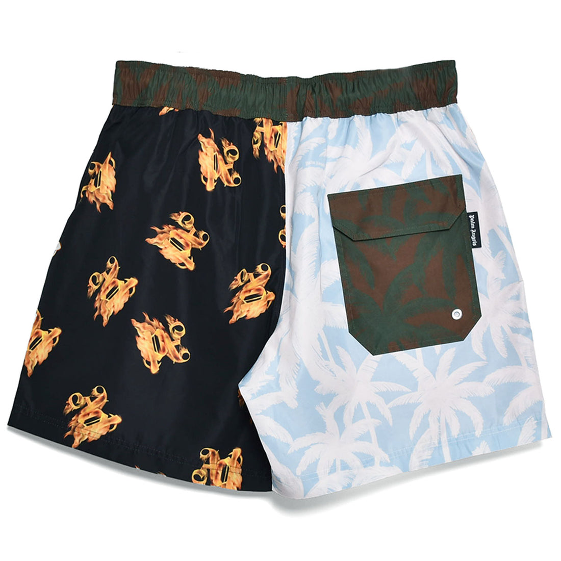 [Palm Angels]PATCHWORK PALMS SWIMSHORTS/MULTI(PMFR24-221)