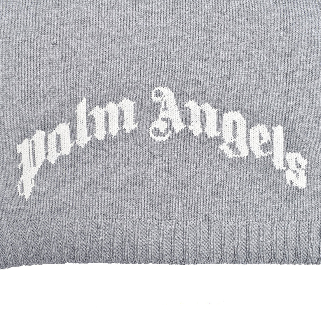 [Palm Angels]CURVED LOGO SWEATERREC/MELANGE(PMHR24-245)