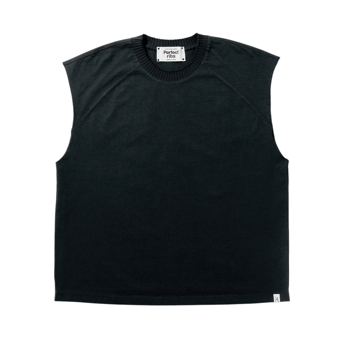 [Perfect ribs]Sleeveless Tops /BLACK(PR512012)