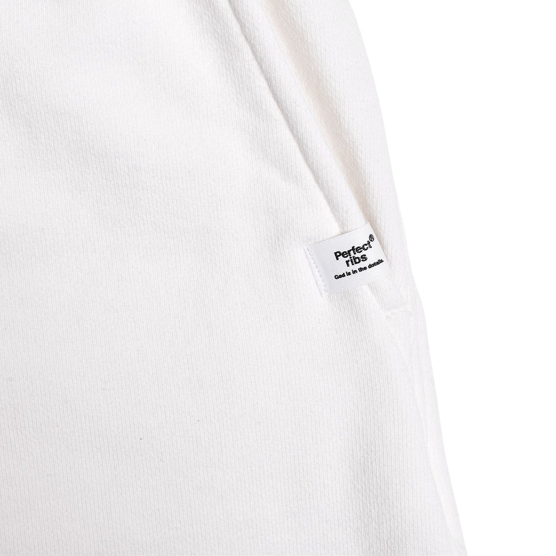 [Perfect ribs]Basic Sweat Short Pants/WHITE(PR512035)