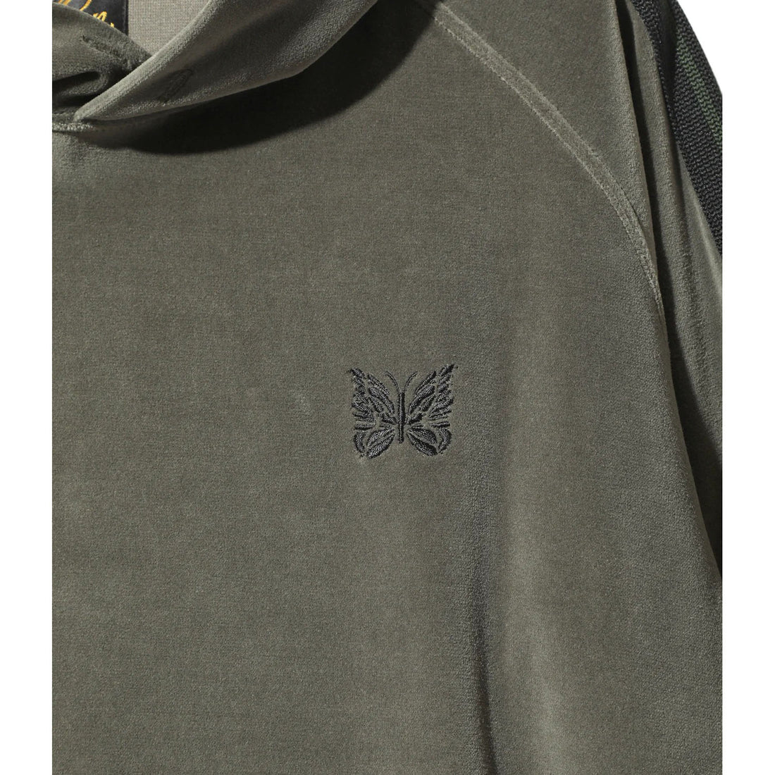 [NEEDLES]Track Hoody - C/Pe Velour/KHAKI(PU279)