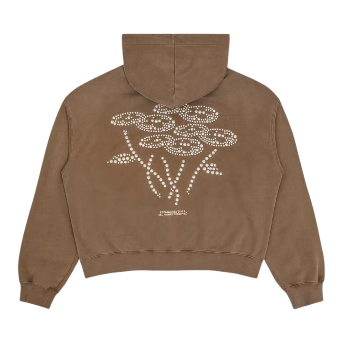VANDY THE PINK]Pearl Flower Hoodie/COFFEE(VD3041) – R&Co.