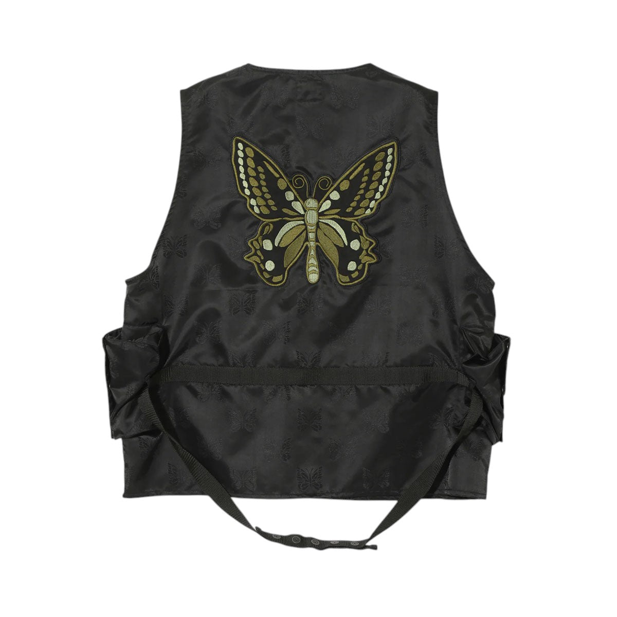 NEEDLES]Radio Vest - Papillon Jacquard Sateen/BLACK(QV132) – R&Co.