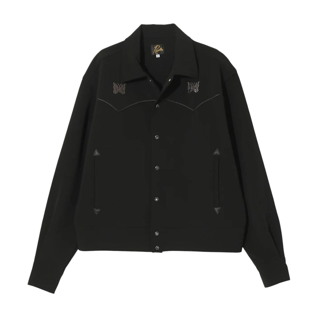 NEEDLES]Piping Cowboy Jacket - Poly Double Cloth/BLACK(QV217) – R&Co