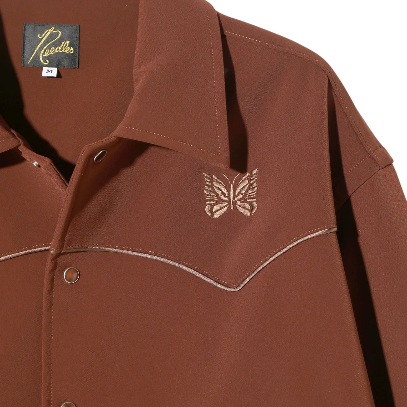 NEEDLES]Piping Cowboy Jacket - Poly Double Cloth/BROWN(QV217) – R&Co.