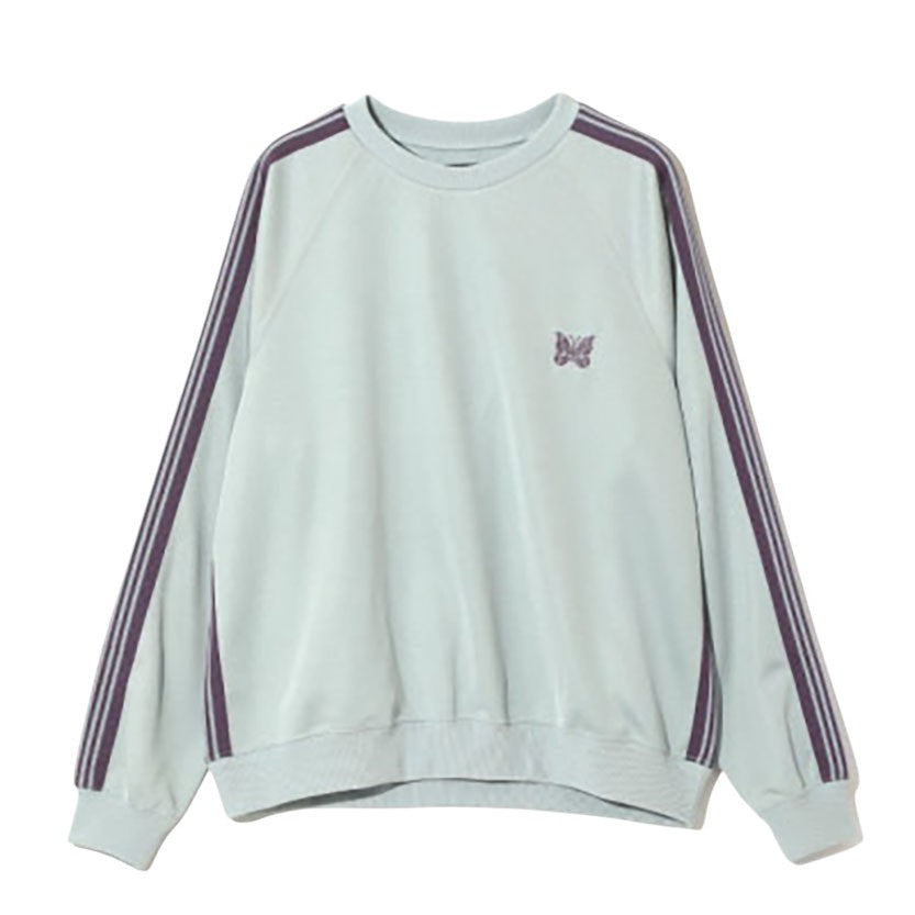NEEDLES]Track Crew Neck Shirt - Poly Smooth/SAX(QV306) – R&Co