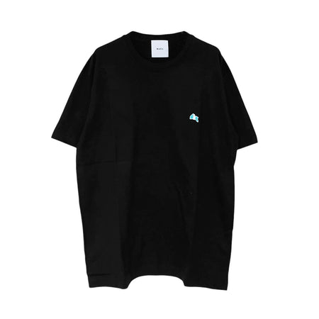 [R&Co.]RABBIT EMBROIDERY T-SHIRT/BLACK/TBLUE×WHITE(R251-0101)