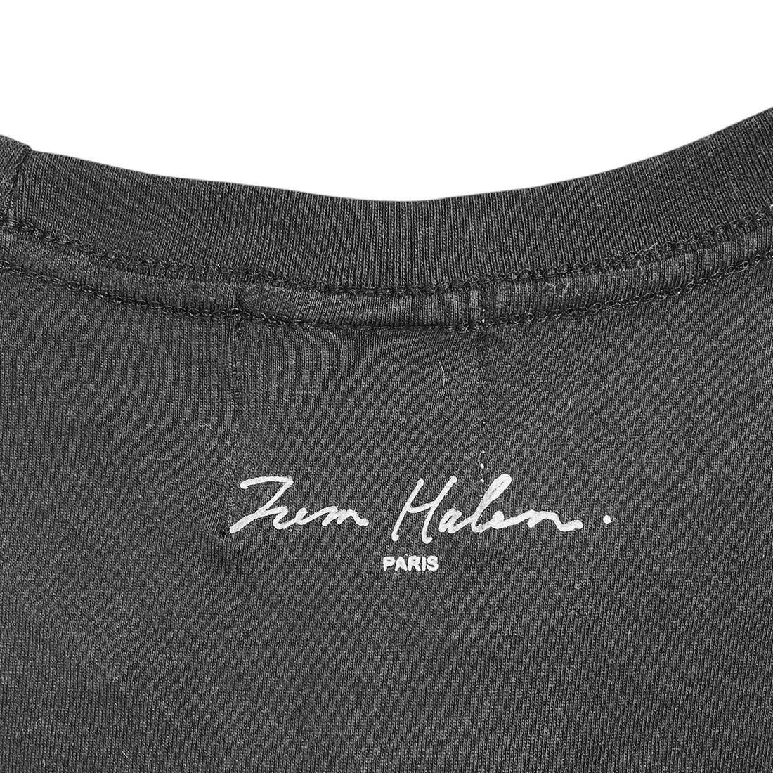 [R&Co.]RABBIT EMBROIDERY T-SHIRT/BLACK/BLUE×RED(R251-0101)