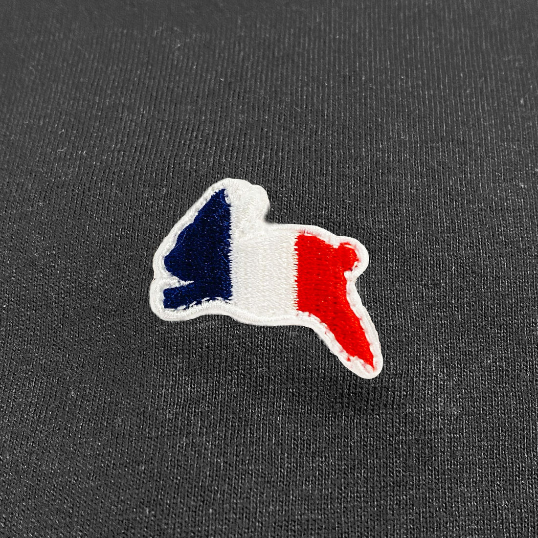 [R&Co.]RABBIT EMBROIDERY T-SHIRT/BLACK/BLUE×RED(R251-0101)