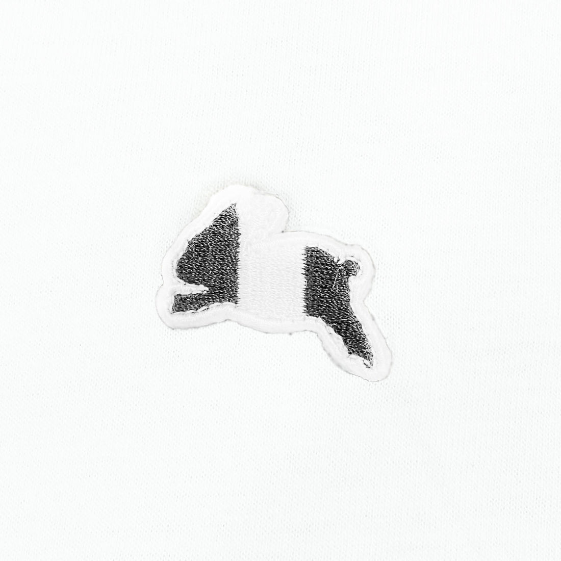 [R&Co.]RABBIT EMBROIDERY T-SHIRT/WHITE/BLACK×WHITE(R251-0101)