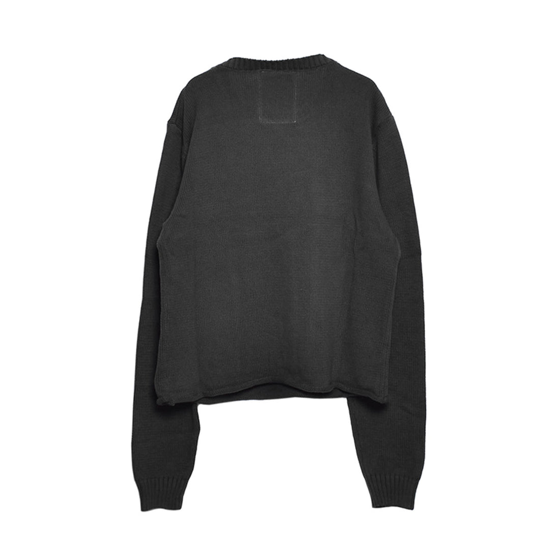 [BASKETCASE GALLERY]RAW COLLEGE, knit sweater/BLACK