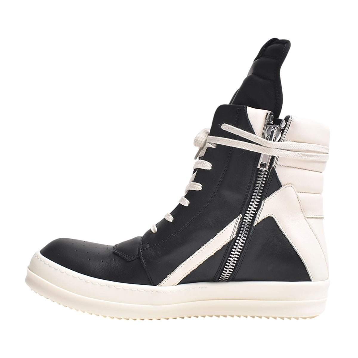 Rick Owens]GEOBASKET/BLACK/MILK/MILK(RU01E5894LCO) – R&Co.
