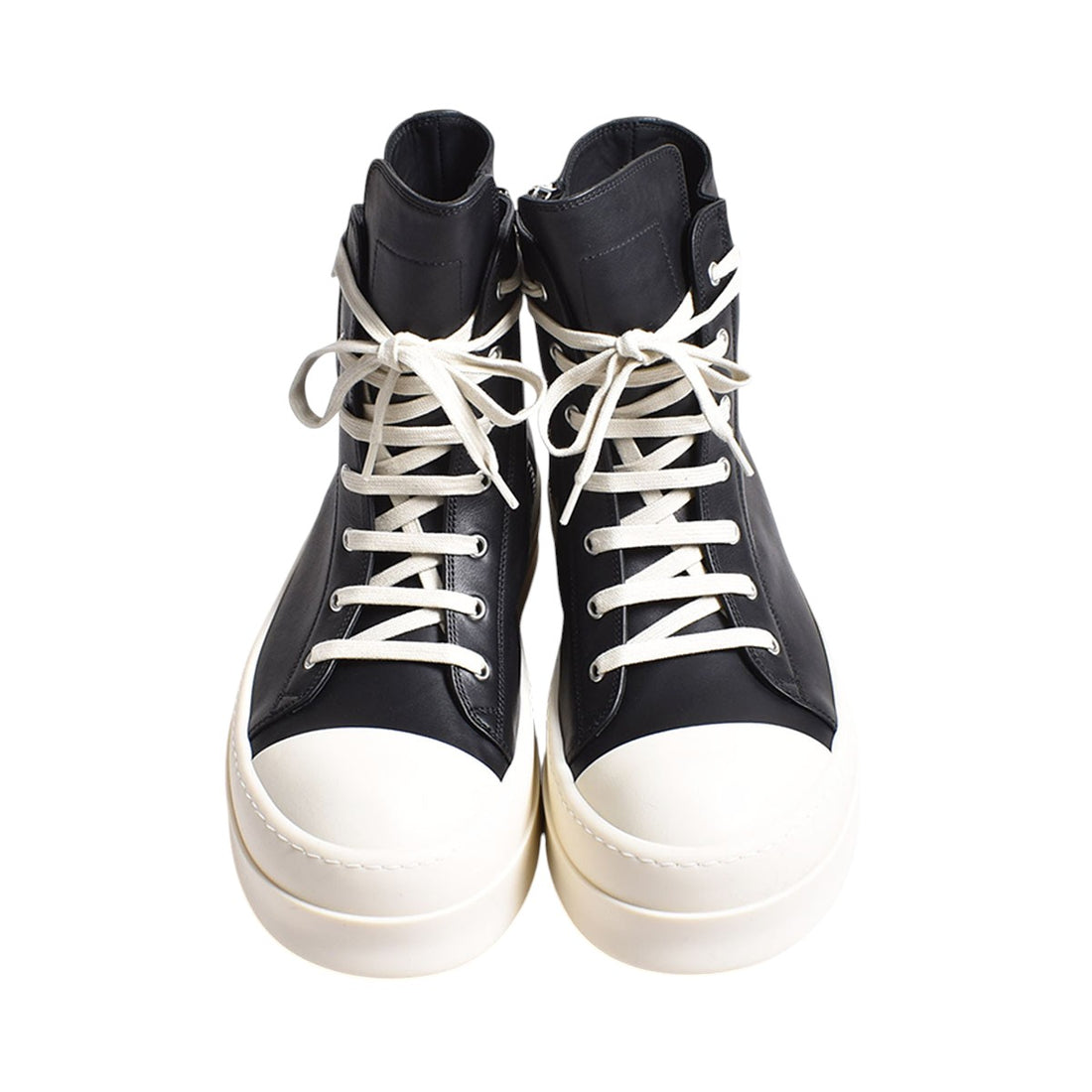 [Rick Owens]MEGA BUMPER SNEAKS/BLACK/MILK/MILK(RU02E1859LCO)