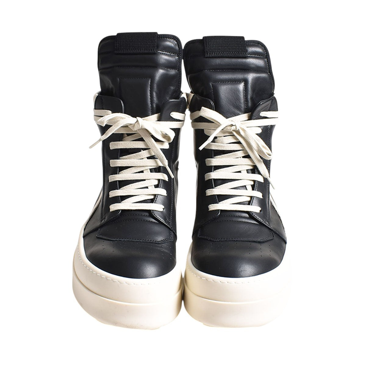 Rick Owens]MEGA BUMPER GEOBASKET/BLACK/MILK/MILK(RU02E1868LCO) – R&Co.