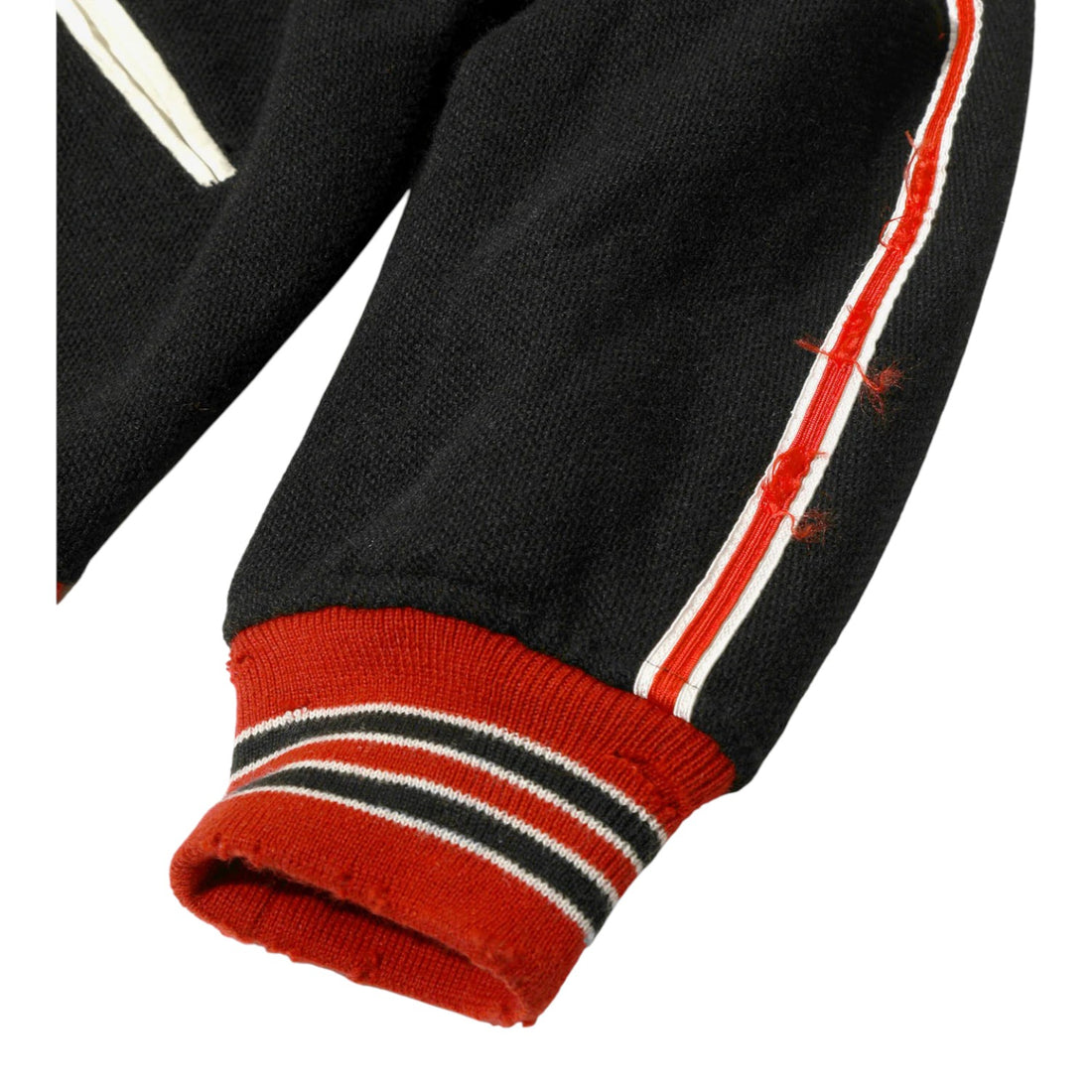 [NEEDLES]Deconstructed Lettered Jacket - Wool Melton/RED(RW168)