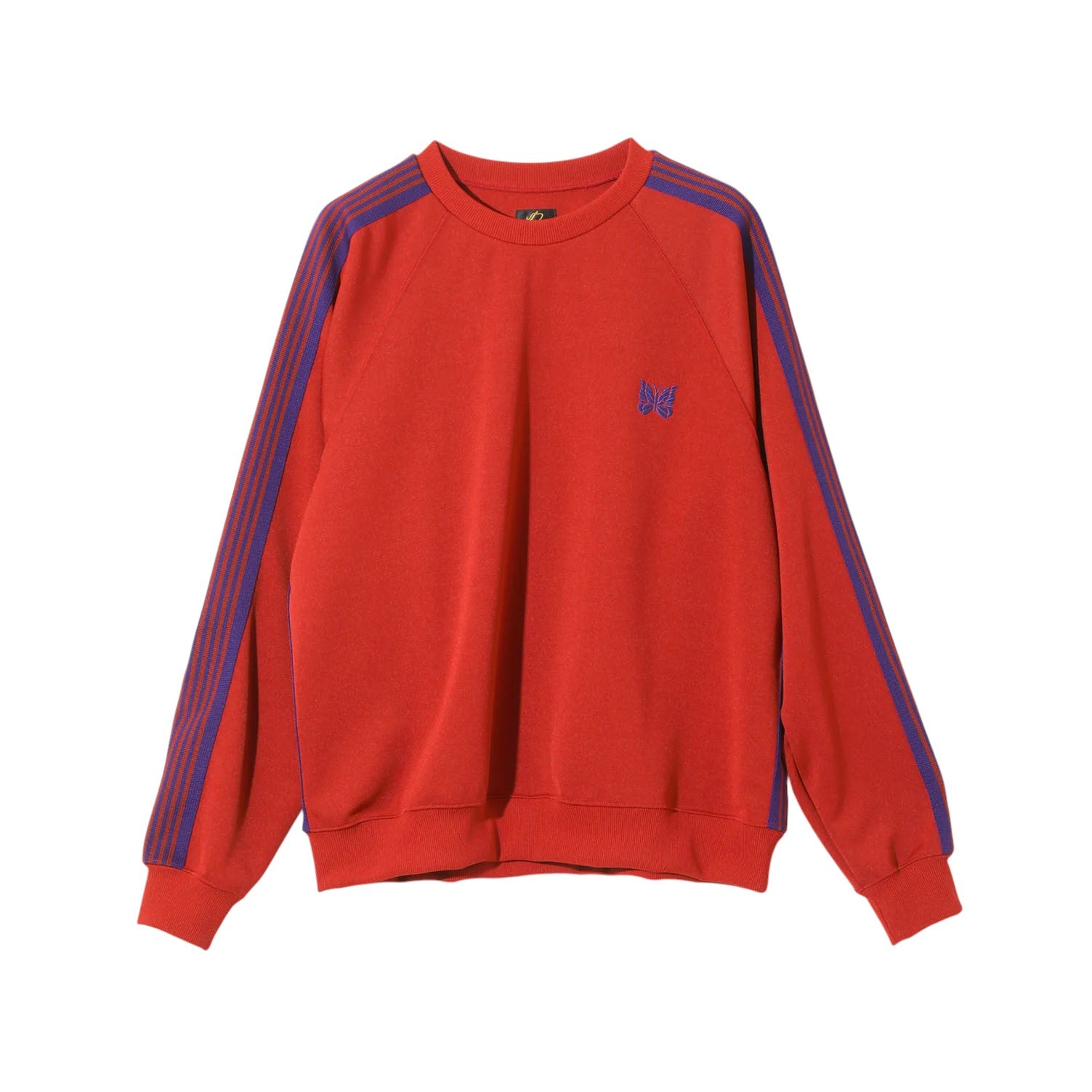 NEEDLES]Track Crew Neck Shirt - Poly Smooth/RED(RW315) – R&Co.