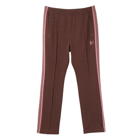 [NEEDLES]Narrow Track Pant - Poly Smooth/BROWN(RW317)