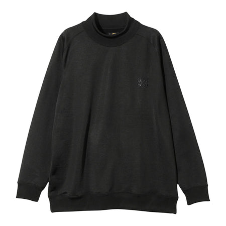 [NEEDLES]Mock Neck Shirt - Bright Jersey/BLACK(RW333)