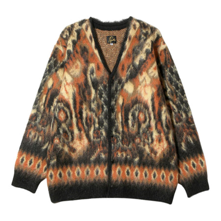[NEEDLES]Mohair Cardigan - Paisley/BLACK(RW356)