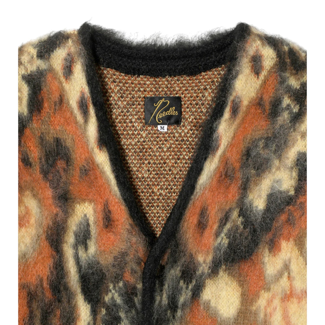 [NEEDLES]Mohair Cardigan - Paisley/BLACK(RW356)