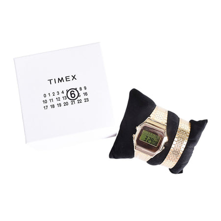 [MM6 Maison Margiela]Timex × MM6 T80 Gift Set w/Extra Bracelet/GOLD(S33YW0002)