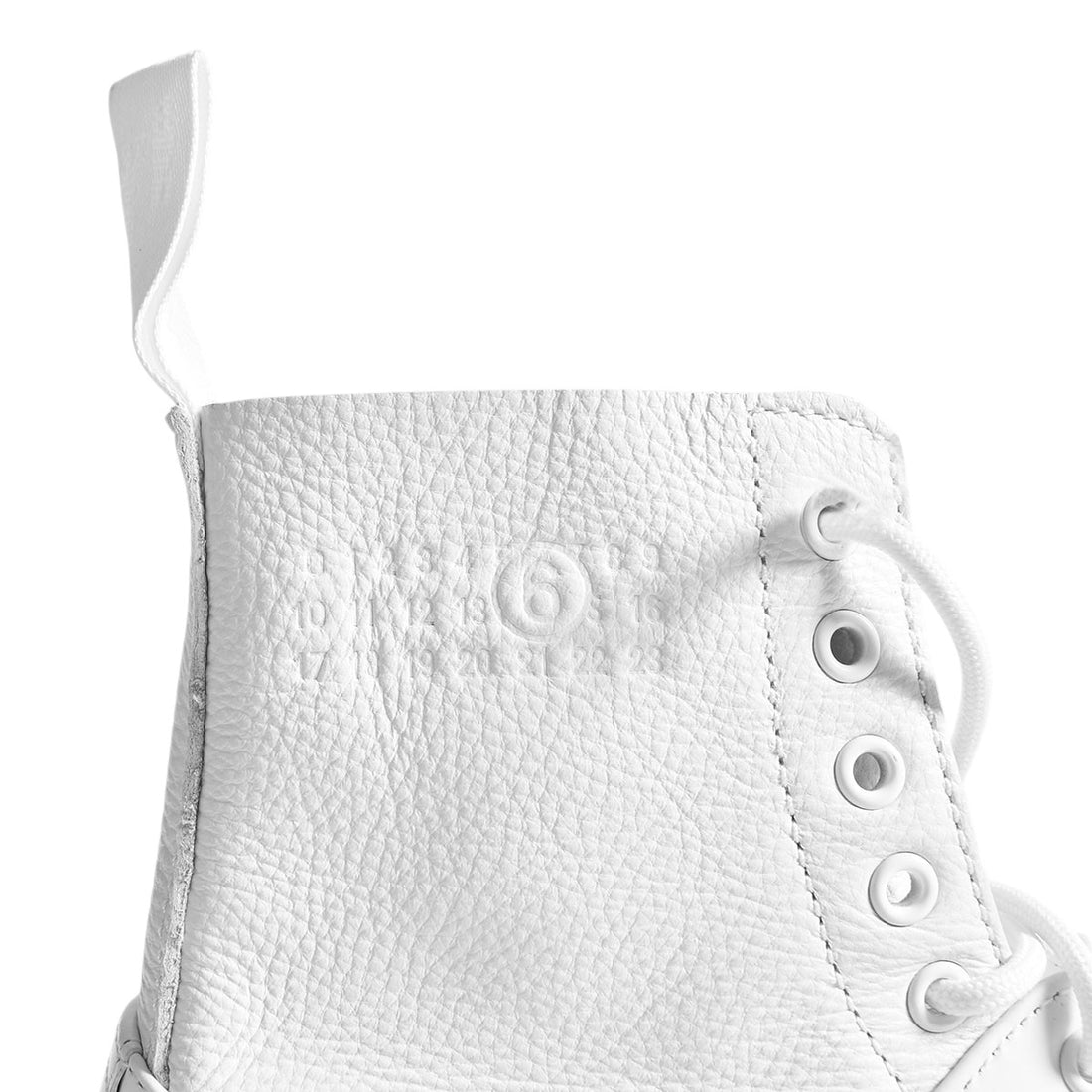[MM6 Maison Margiela × Dr. Martens]WOMENS 1460 8-EYE NO STEEL TOE/WHITE(S66WU0128-P7006)