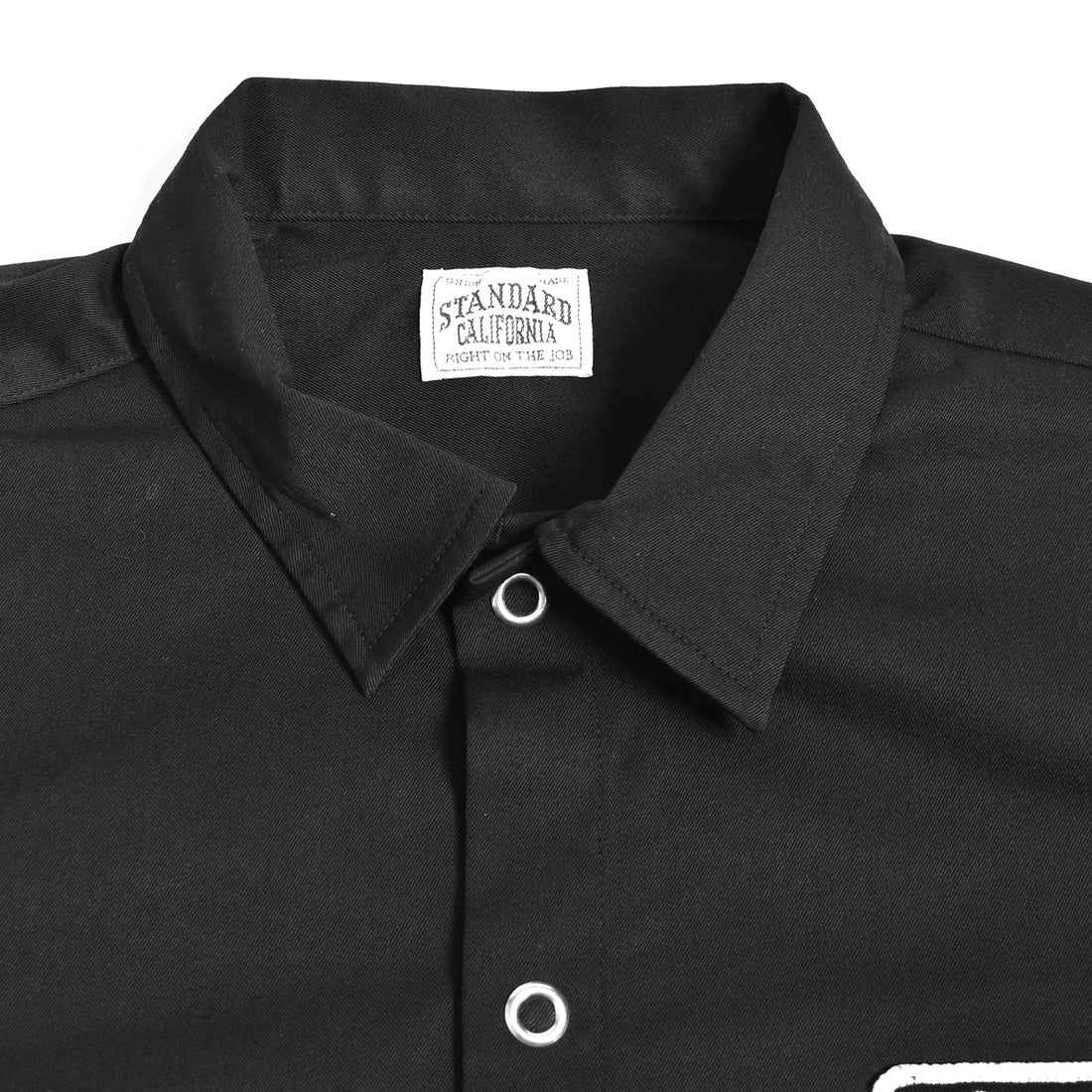 STANDARD CALIFORNIA]SD Logo Patch Easy Work Shirt Long Sleeve 