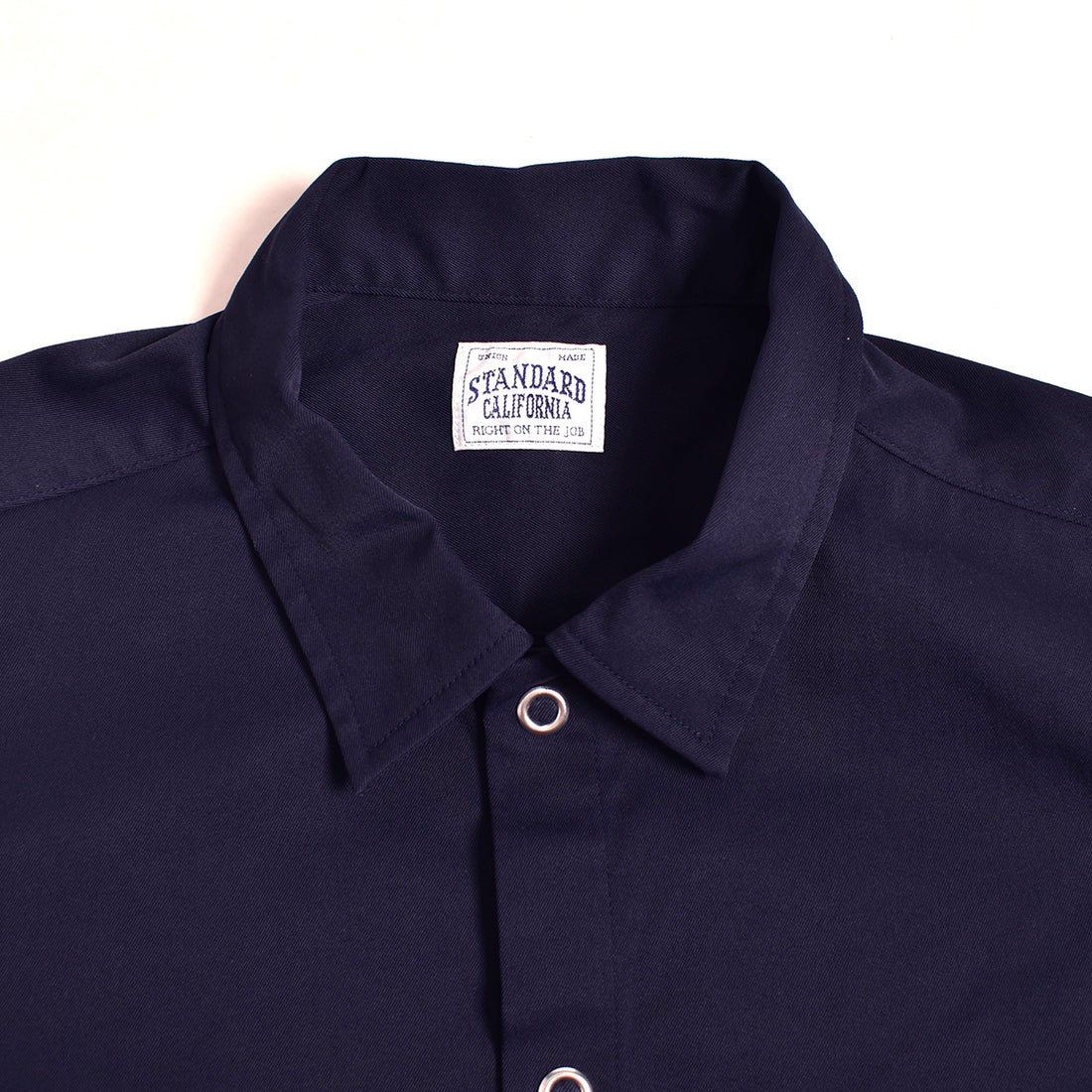 [STANDARD CALIFORNIA]SD Logo Patch Easy Work Shirt Long Sleeve/NAVY(SHOLF220)