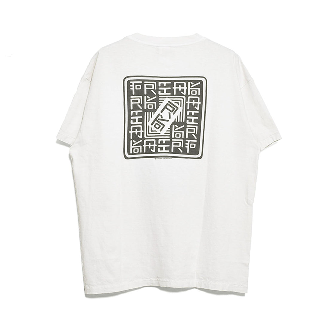 [SAINT MICHAEL]RK_SS TEE/WITHOUTFEAR/WHITE(SM-A23-0000-C07)
