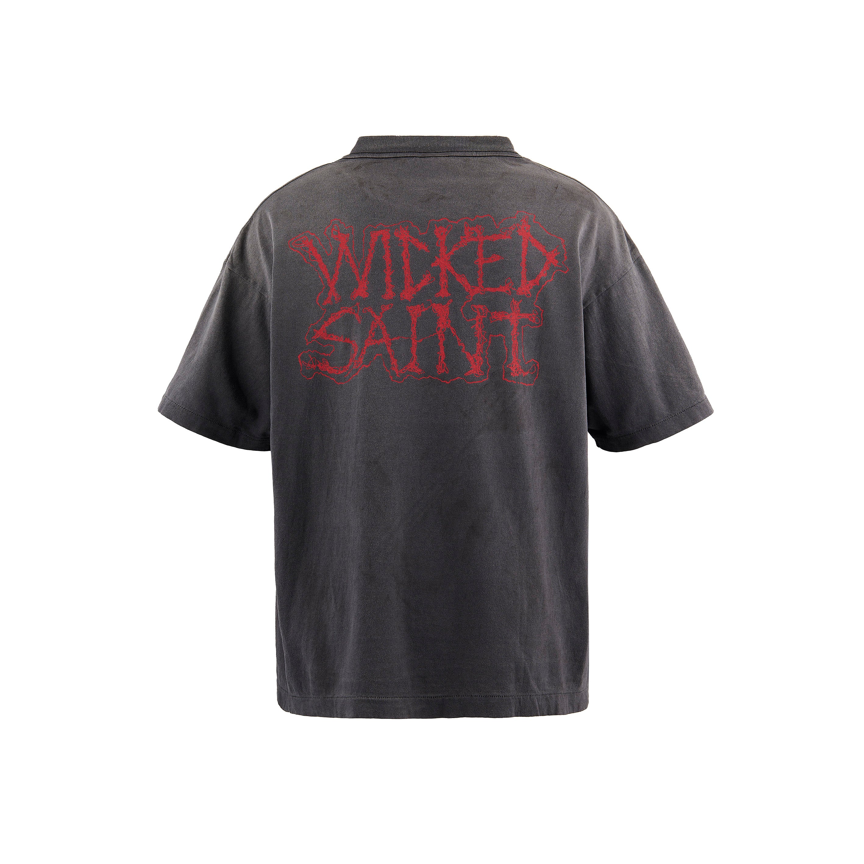 【美品・XL】SAINT Mxxxxxx SS TEE PAIN BLACK セント マイケル - ©️SAINT Mxxxxxx | SS TEE/PAIN-Black-Lの通販