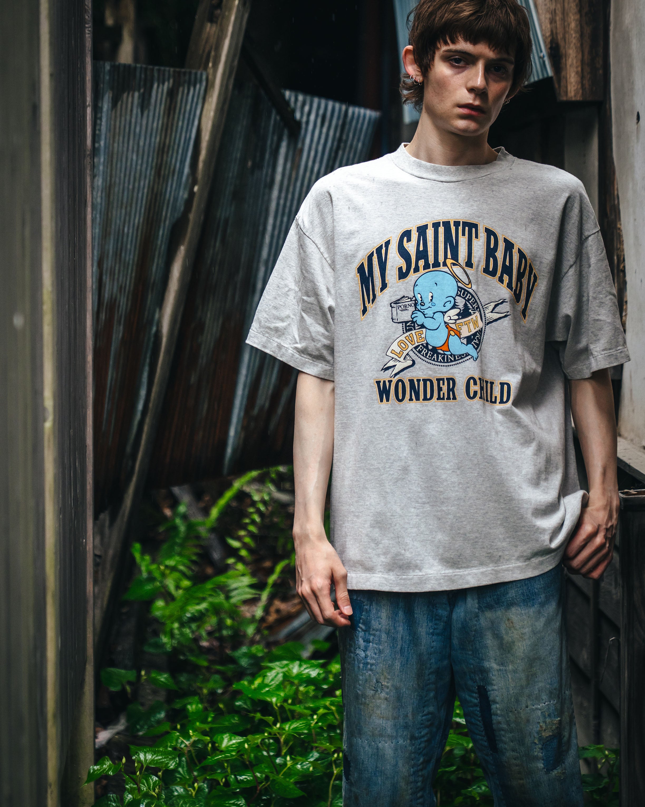 SAINT Mxxxxxx]SS TEE/SAINT BABY/GRAY(SM-HR1-0000-027) – R&Co.