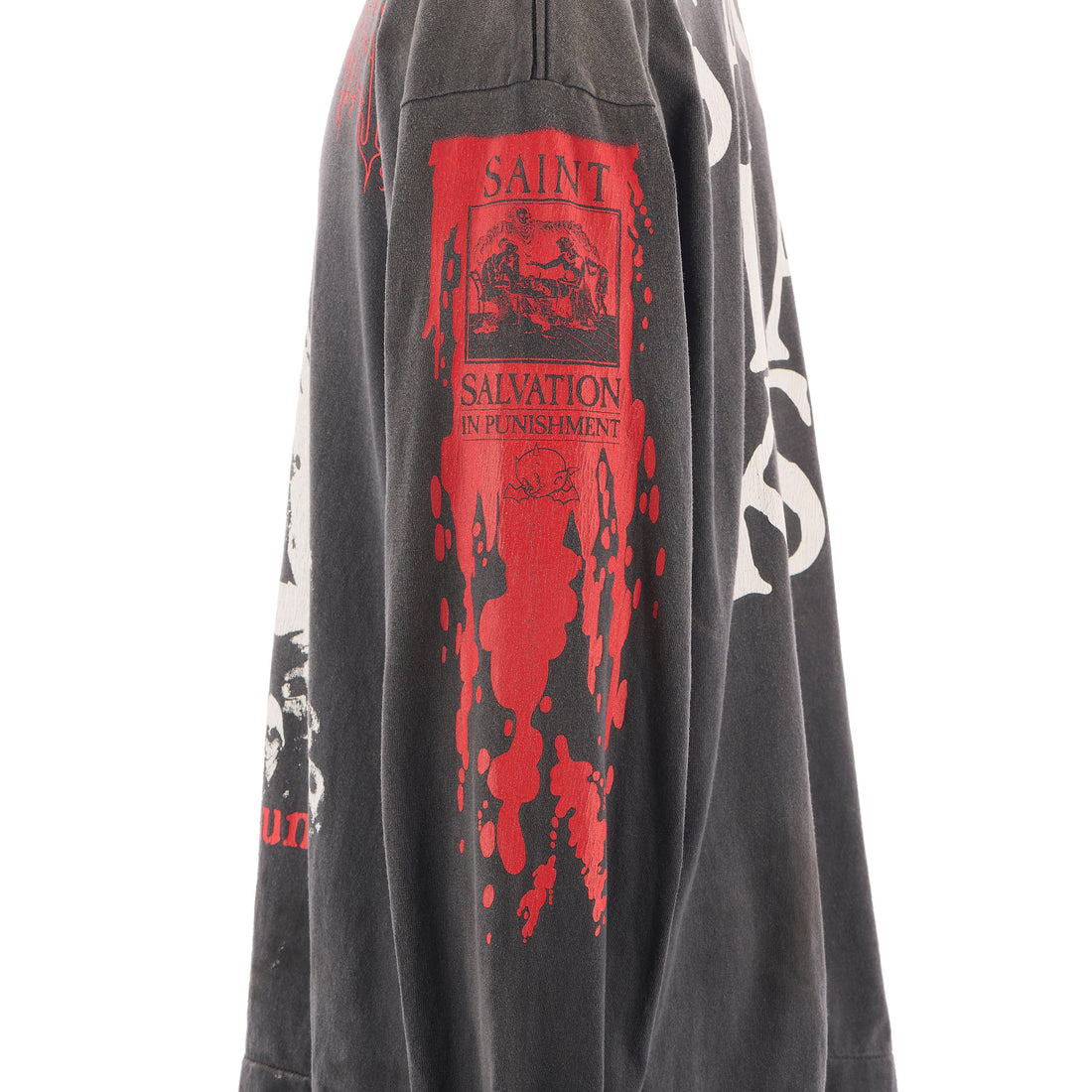 [SAINT Mxxxxxx]LS TEE/SAINT IS A KISS/BLACK(SM-HR1-0000-028)