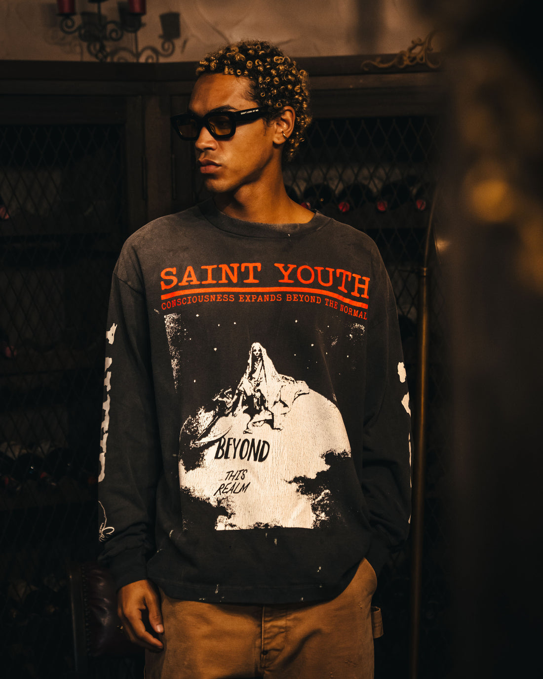[SAINT Mxxxxxx]LS TEE/SAINT YOUTH/BLACK(SM-HR1-0000-032)