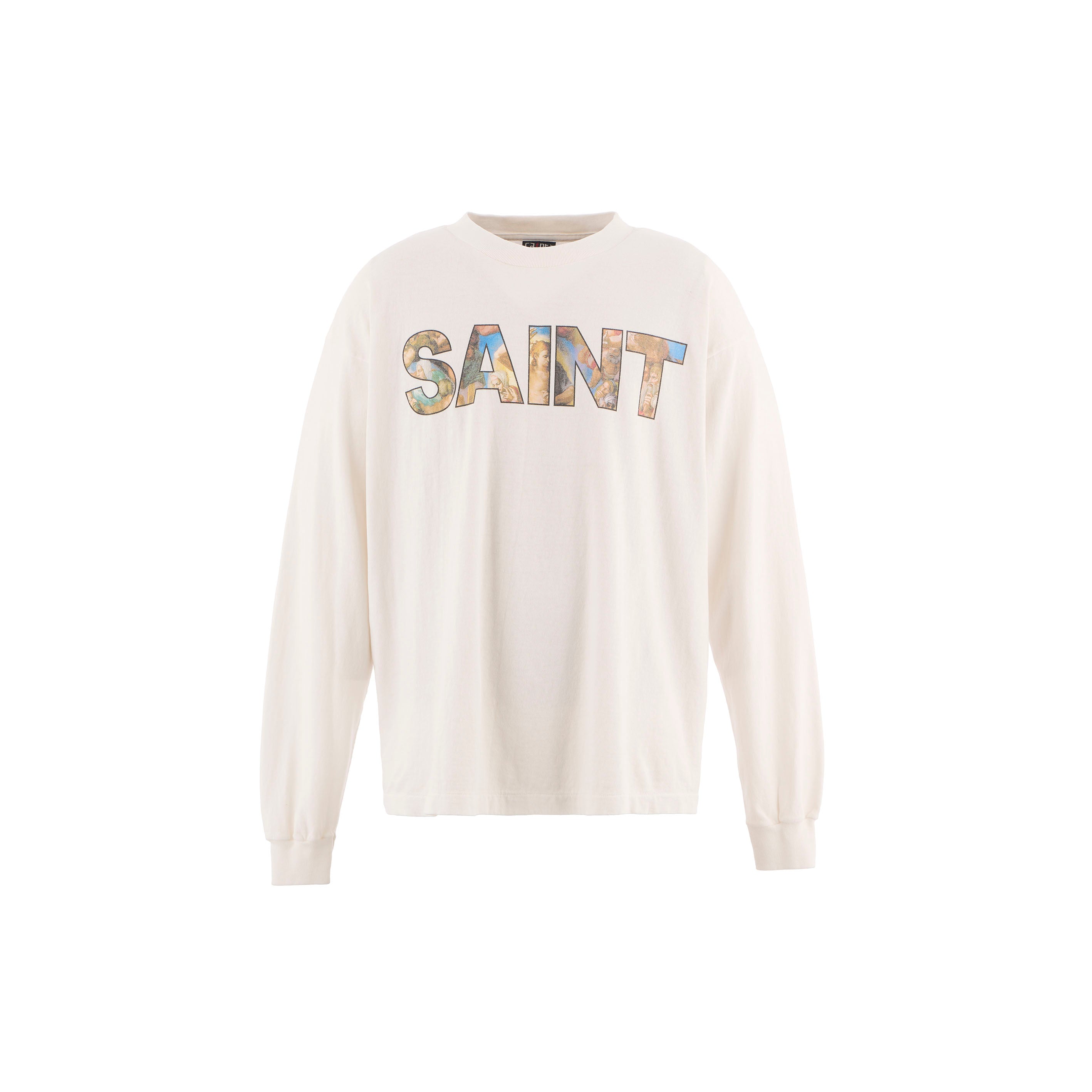 SAINT Mxxxxxx]LS TEE/NEW BODY RULES/WHITE(SM-HR1-0000-035