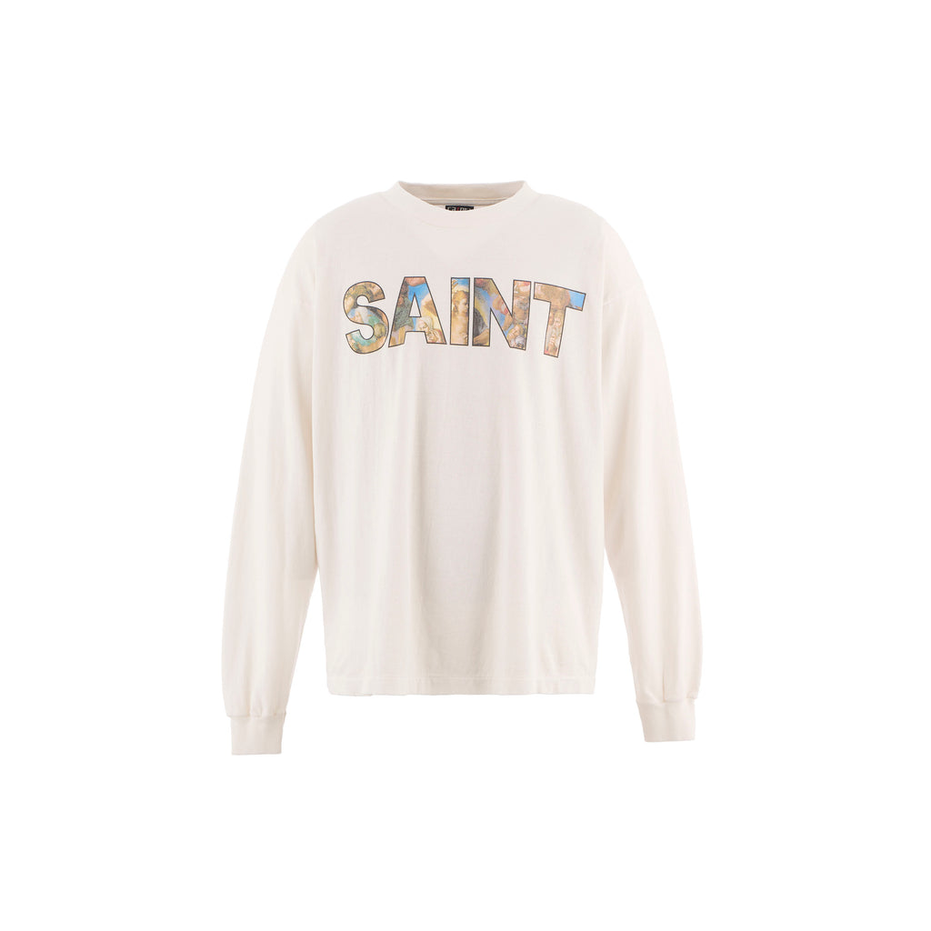 SAINT Mxxxxxx]LS TEE/NEW BODY RULES/WHITE(SM-HR1-0000-035) – R&Co