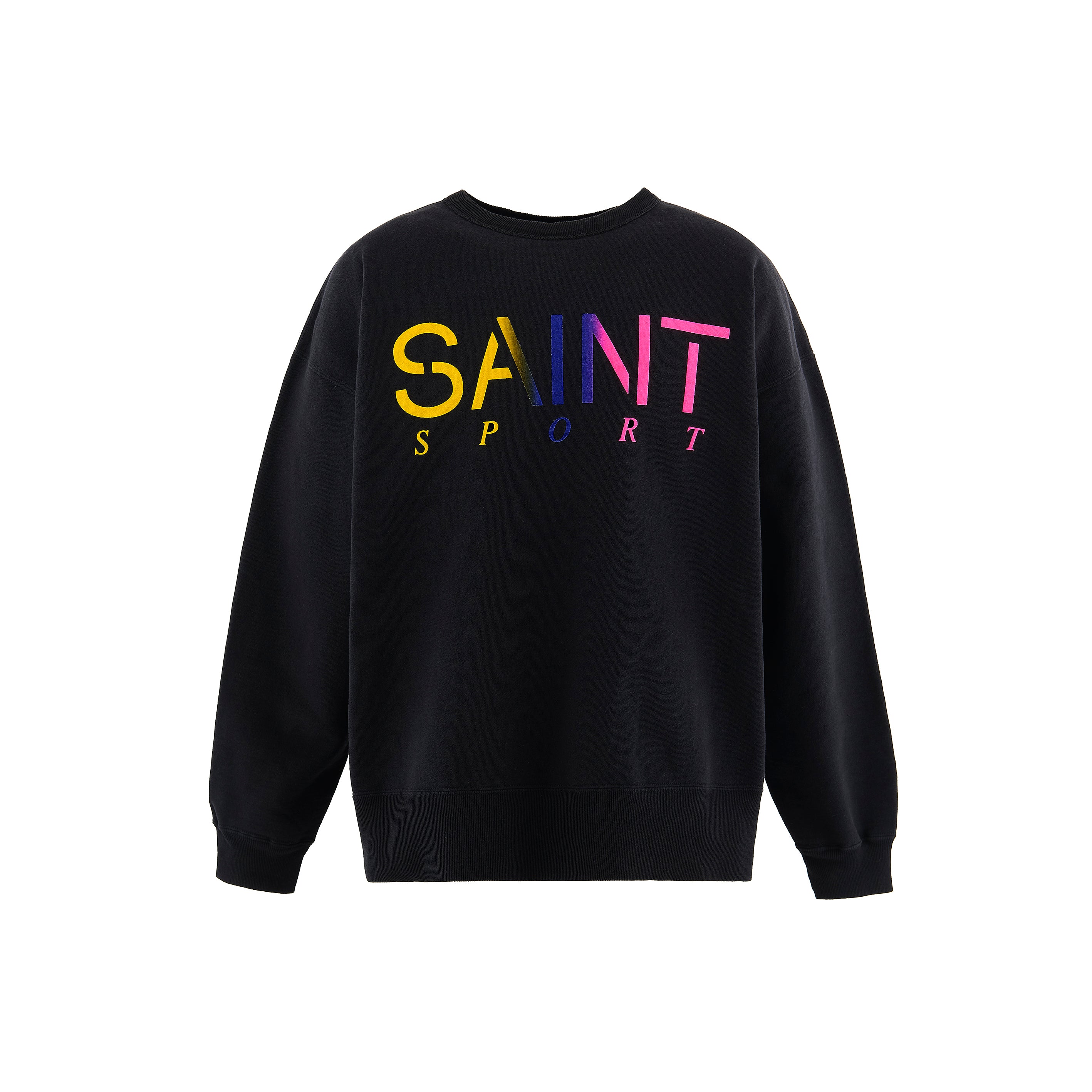 SAINT Mxxxxxx]CREW NECK SWET/SAINT SPORT/BLACK(SM-HR1-0000-044