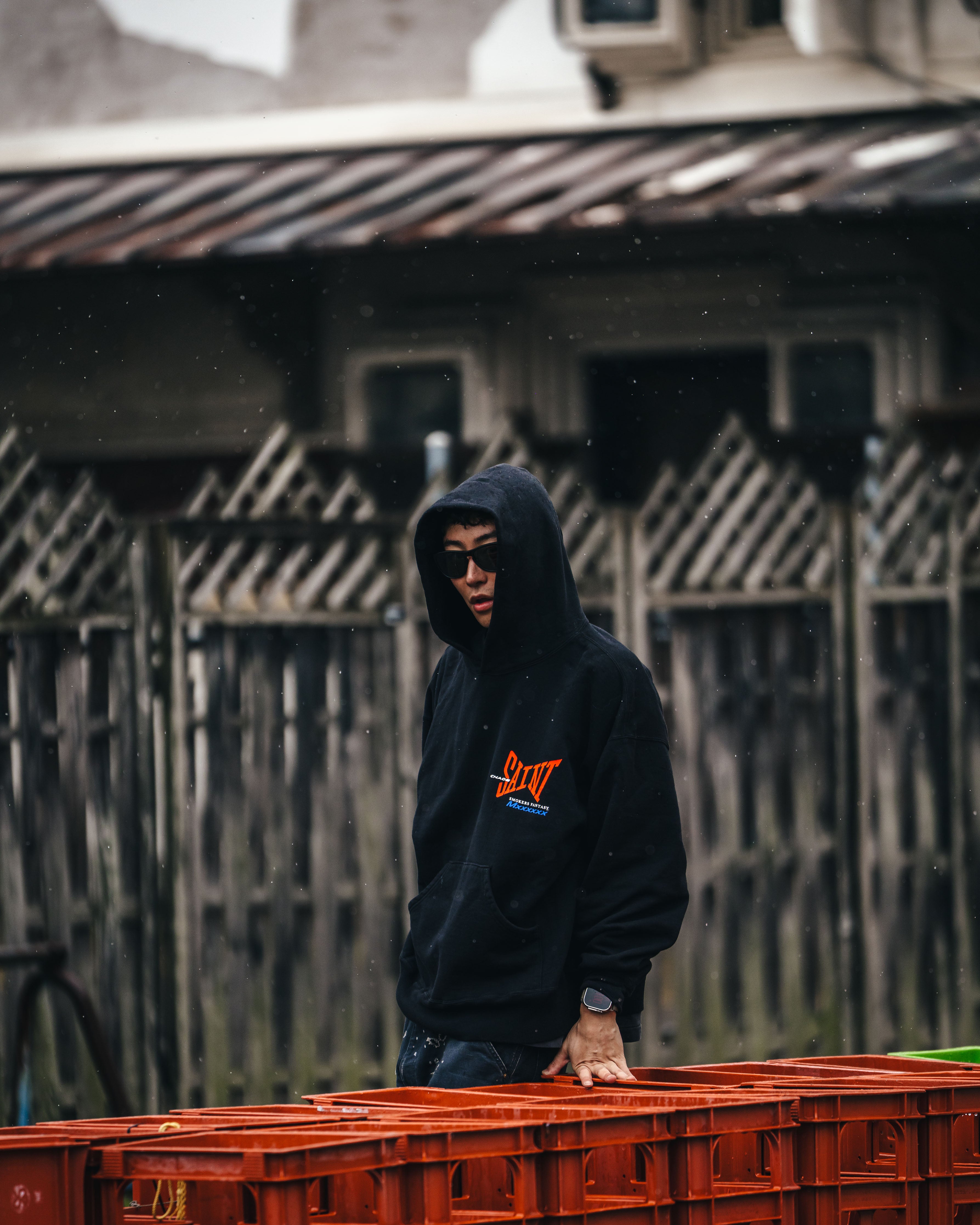 SAINT Mxxxxxx]HOODIE/RIBBON SAINT/BLACK(SM-HR1-0000-051) – R&Co.