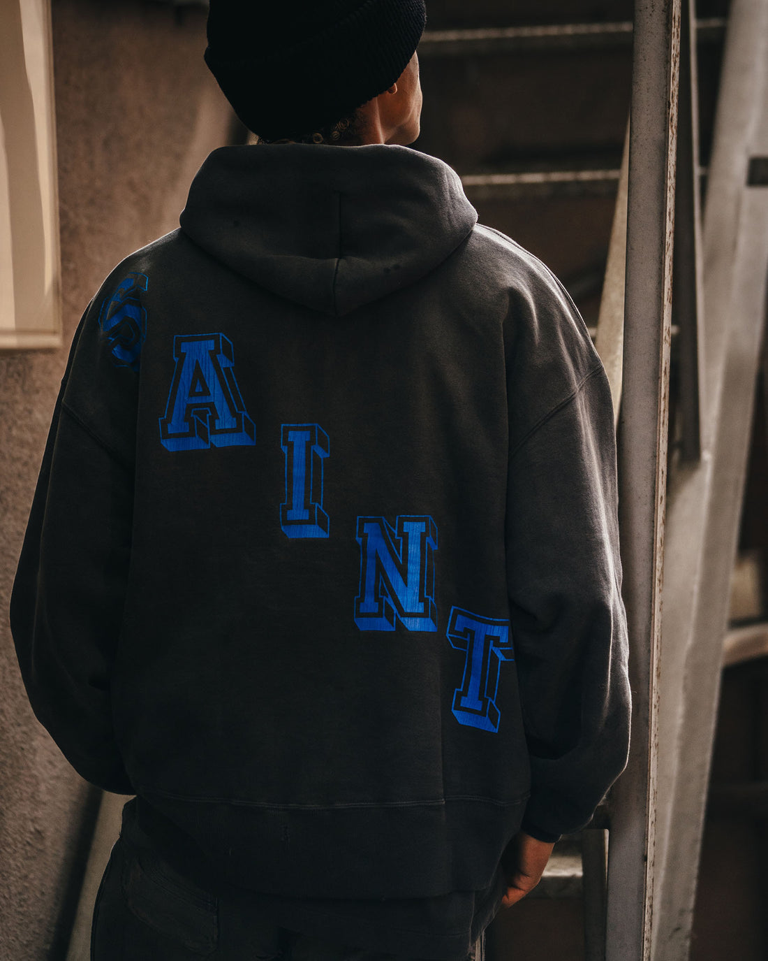 [SAINT Mxxxxxx]HOODIE/ANGEL/BLACK(SM-HR1-0000-052)