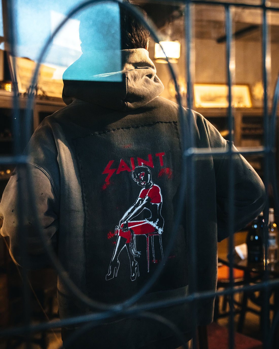 [SAINT Mxxxxxx]HOODIE/SAINT CELEBRATION/BLACK(SM-HR1-0000-054)